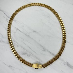 Vintage Gold Cuban Link Belt